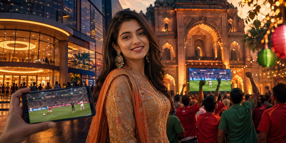 ঢাকার রাতের বাজারে মোবাইলে xbajee ক্যাসিনো গেম উপভোগ করছেন একজন ব্যবহারকারী