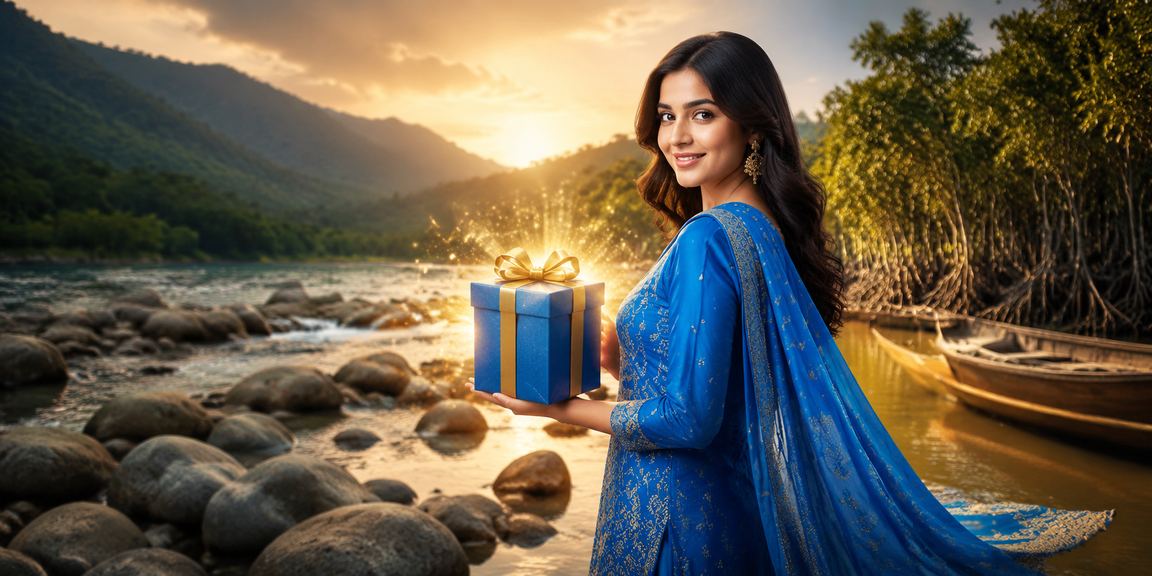 সিলেটে ক্যাসিনো গেমে আনন্দ উপভোগ করছেন একজন নারী